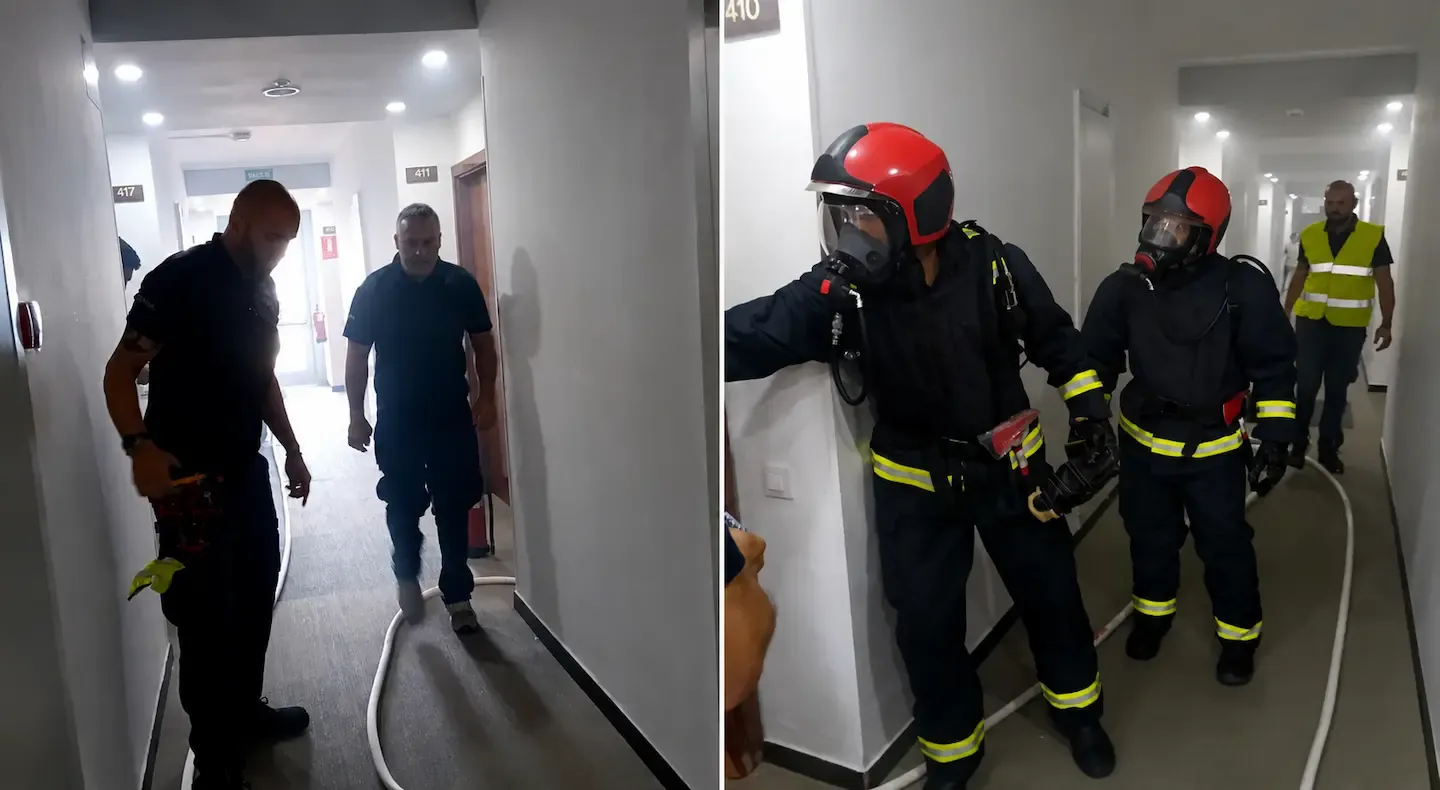 Portada de noticia: Relaxia Beverly Park realiza un simulacro de evacuación por incendio