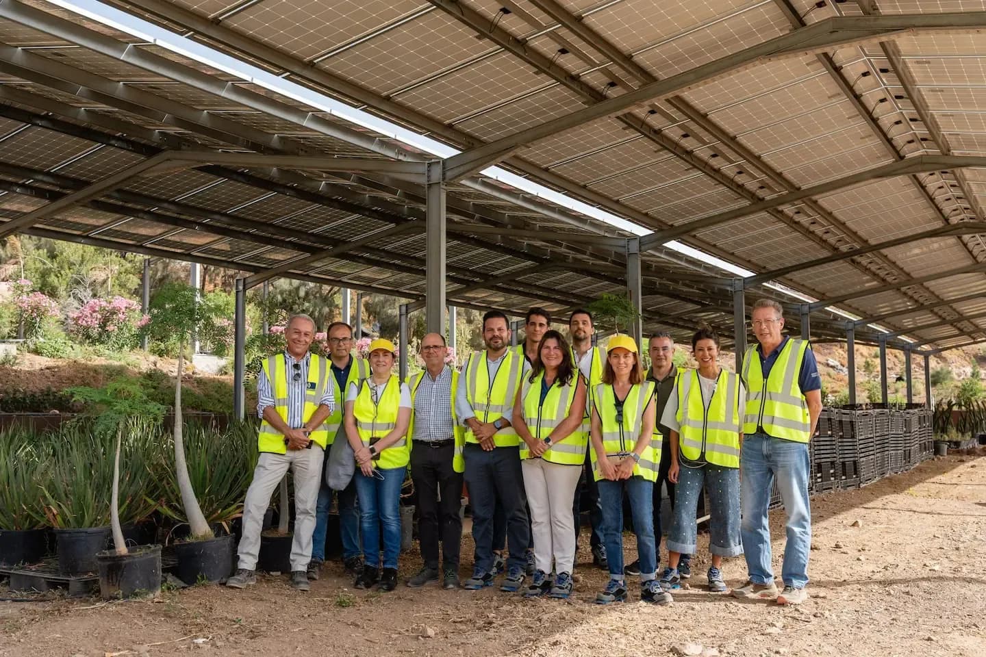 Portada de noticia: Ayagaures Medioambiente muestra al Gobierno de Canarias su modelo pionero de agrovoltaica y economía circular