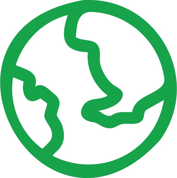 Sticker de planeta verde