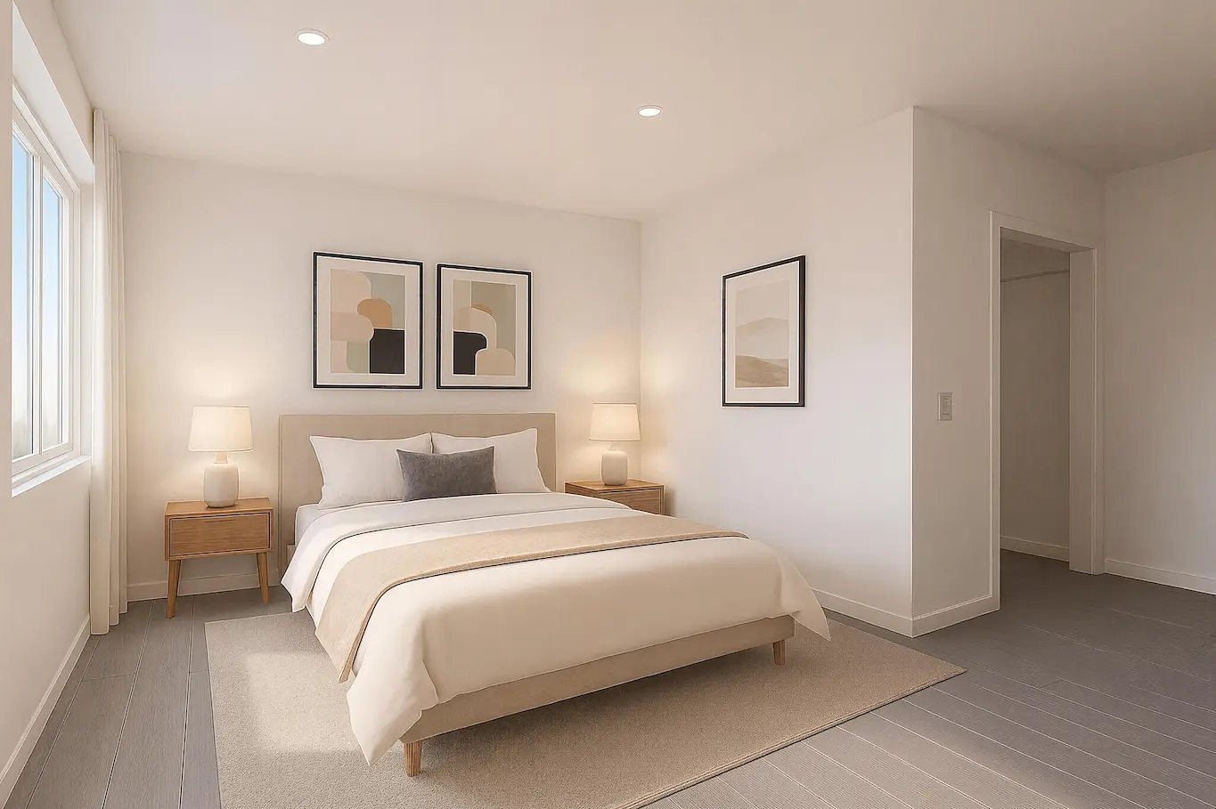 Dormitorio principal del edificio Domuvalia 1