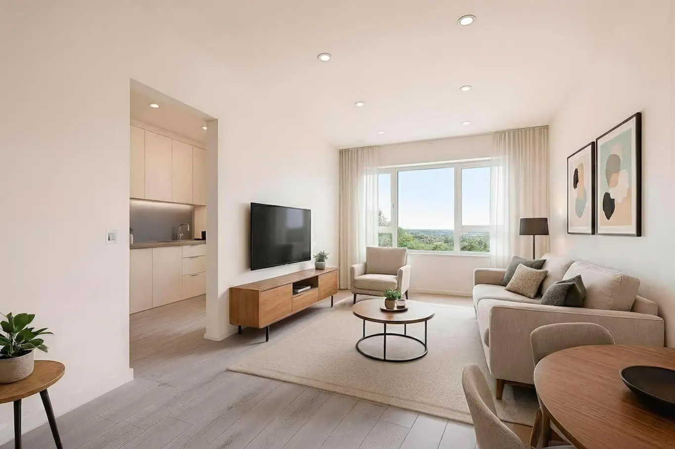 Salón comedor del edificio Domuvalia 1